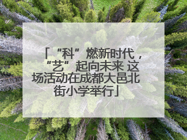 “科”燃新时代，“艺”起向未来 这场活动在成都大邑北街小学举行