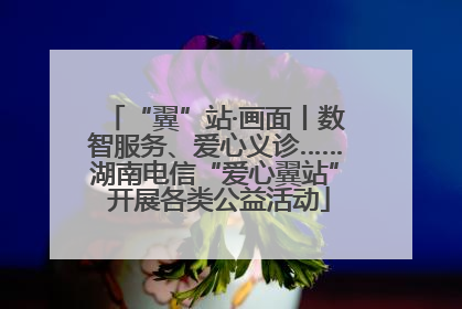 “翼”站·画面丨数智服务、爱心义诊……湖南电信“爱心翼站” 开展各类公益活动