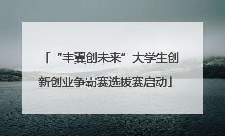 “丰翼创未来”大学生创新创业争霸赛选拔赛启动