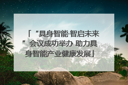 “具身智能·智启未来”会议成功举办 助力具身智能产业健康发展