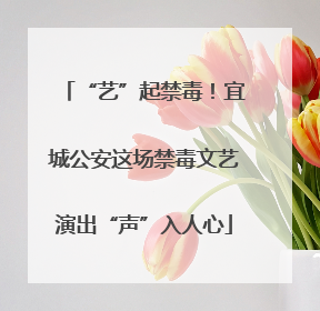 “艺”起禁毒！宜城公安这场禁毒文艺演出“声”入人心