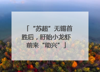 “苏超”无锡首胜后，盱眙小龙虾前来“助兴”