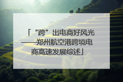 “跨”出电商好风光——郑州航空港跨境电商高速发展综述