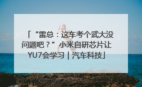 “雷总：这车考个武大没问题吧？”小米自研芯片让YU7会学习｜汽车科技