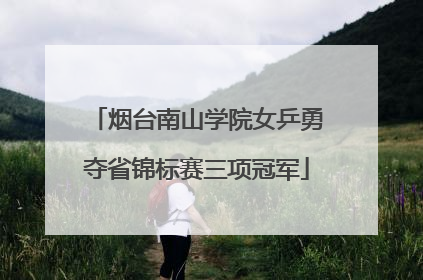 烟台南山学院女乒勇夺省锦标赛三项冠军