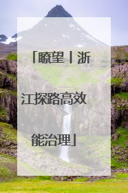 瞭望丨浙江探路高效能治理