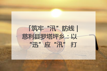 筑牢“汛”防线｜慈利县罗塔坪乡：以“迅”应“汛” 打赢暴雨防御战