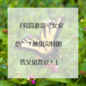 究竟谁是“女安倍”？她见完特朗普又见普京！