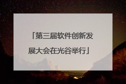 第三届软件创新发展大会在光谷举行