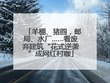 羊棚、猪圈，邮局、水厂……看废弃建筑“花式逆袭”成网红村咖