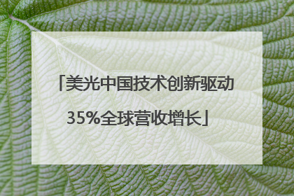 美光中国技术创新驱动35%全球营收增长