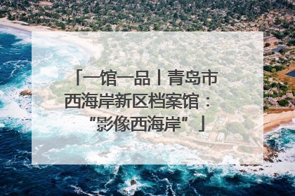 一馆一品丨青岛市西海岸新区档案馆：“影像西海岸”