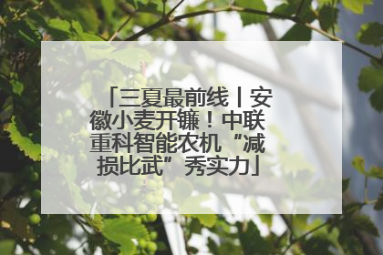 三夏最前线丨安徽小麦开镰！中联重科智能农机“减损比武”秀实力
