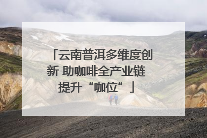 云南普洱多维度创新 助咖啡全产业链提升“咖位”