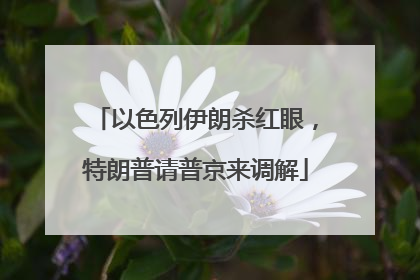 以色列伊朗杀红眼，特朗普请普京来调解
