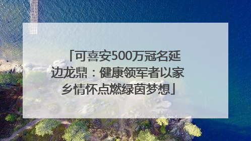可喜安500万冠名延边龙鼎：健康领军者以家乡情怀点燃绿茵梦想