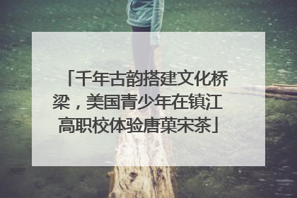 千年古韵搭建文化桥梁，美国青少年在镇江高职校体验唐菓宋茶
