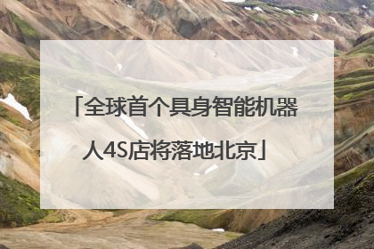 全球首个具身智能机器人4S店将落地北京