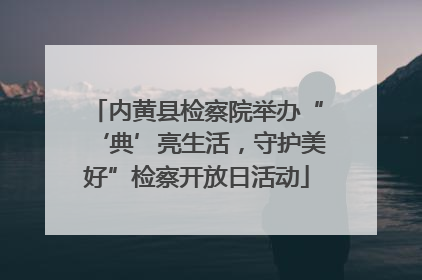 内黄县检察院举办“‘典’亮生活，守护美好”检察开放日活动
