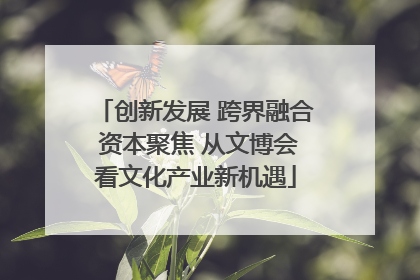 创新发展 跨界融合 资本聚焦 从文博会看文化产业新机遇