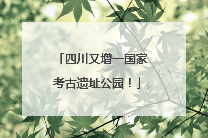 四川又增一国家考古遗址公园！