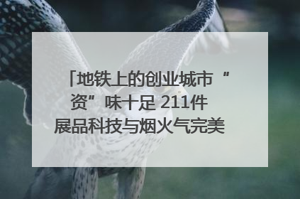地铁上的创业城市“资”味十足 211件展品科技与烟火气完美融合｜西博视界