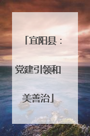 宜阳县：党建引领和美善治