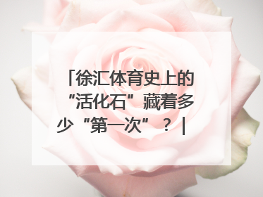 徐汇体育史上的“活化石”藏着多少“第一次”？｜百年体育