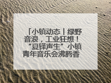 小镇动态丨绿野音浪，工业狂想！“夏铎声生”小镇青年音乐会沸腾香山竹海