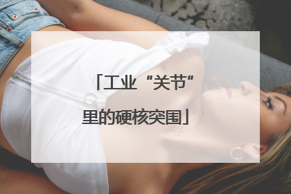 工业“关节”里的硬核突围