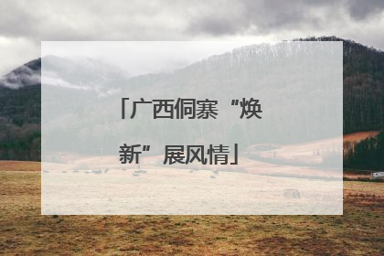 广西侗寨“焕新”展风情