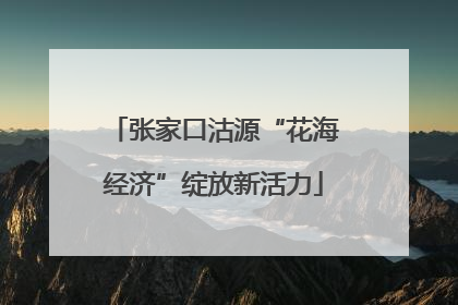 张家口沽源“花海经济”绽放新活力