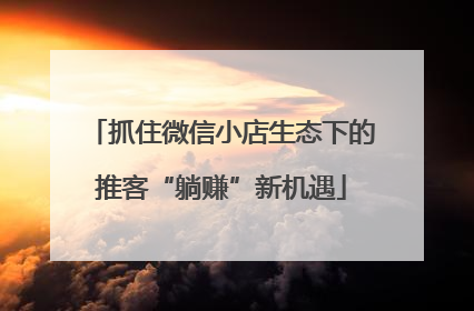 抓住微信小店生态下的推客“躺赚”新机遇