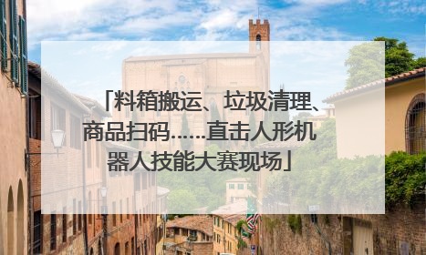 料箱搬运、垃圾清理、商品扫码……直击人形机器人技能大赛现场