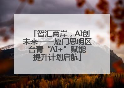 智汇两岸，AI创未来——厦门思明区台青“AI+”赋能提升计划启航