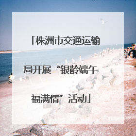株洲市交通运输局开展“银龄端午福满情”活动