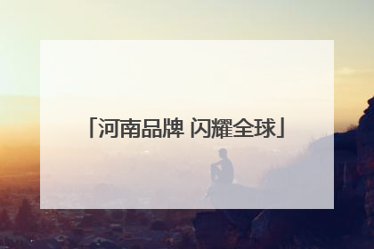 河南品牌 闪耀全球
