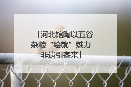 河北馆陶以五谷杂粮“绘就”魅力非遗引客来