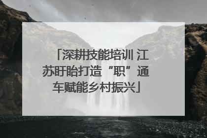 深耕技能培训 江苏盱眙打造“职”通车赋能乡村振兴