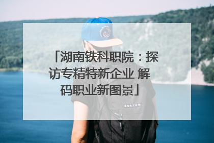 湖南铁科职院：探访专精特新企业 解码职业新图景