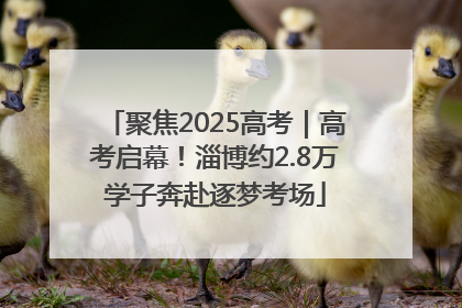 聚焦2025高考｜高考启幕！淄博约2.8万学子奔赴逐梦考场