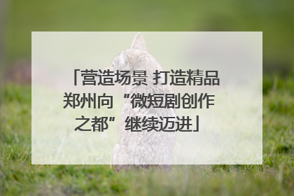 营造场景 打造精品 郑州向“微短剧创作之都”继续迈进