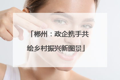 郴州：政企携手共绘乡村振兴新图景