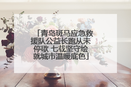 青岛斑马应急救援队公益长跑从未停歇 七载坚守绘就城市温暖底色