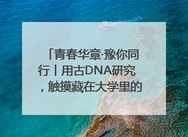 青春华章·豫你同行丨用古DNA研究，触摸藏在大学里的“上下五千年”