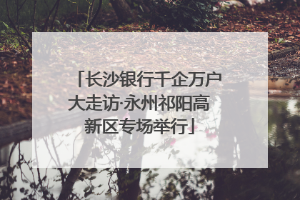 长沙银行千企万户大走访·永州祁阳高新区专场举行