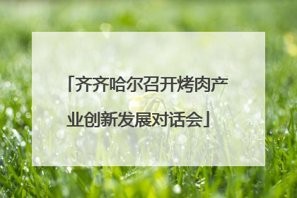齐齐哈尔召开烤肉产业创新发展对话会