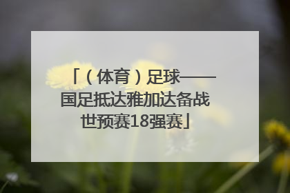 （体育）足球——国足抵达雅加达备战世预赛18强赛