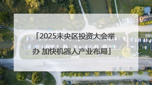 2025未央区投资大会举办 加快机器人产业布局