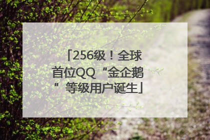 256级！全球首位QQ“金企鹅”等级用户诞生
